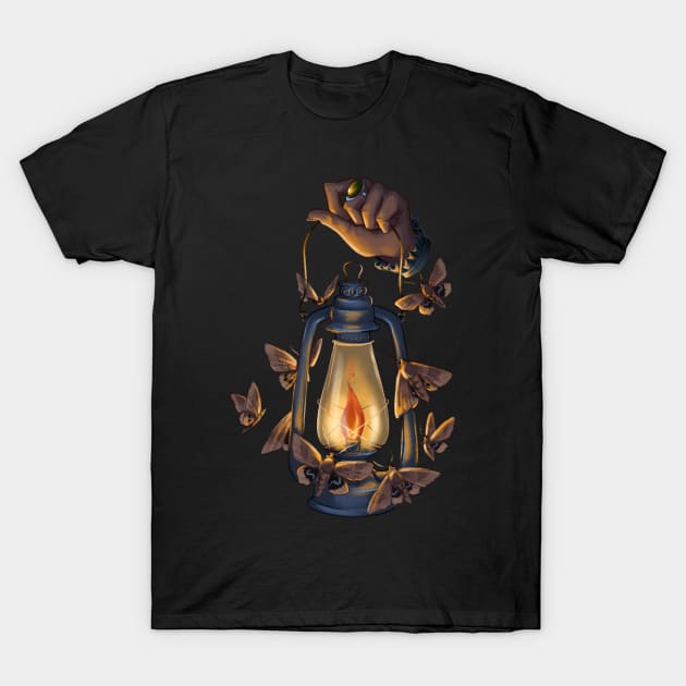 Moth to a Flame T-Shirt by Molly11